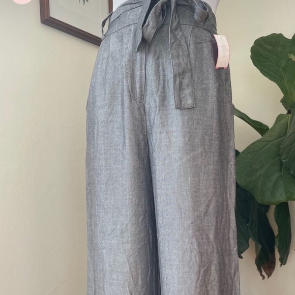 Talula Aritzia Tie Front Wide Leg Pant - Picture 3 of 7